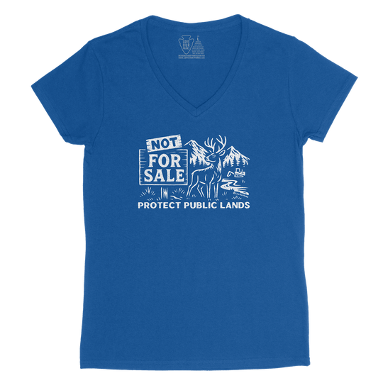 Protect Public Lands Deer Women's V-Neck Tee