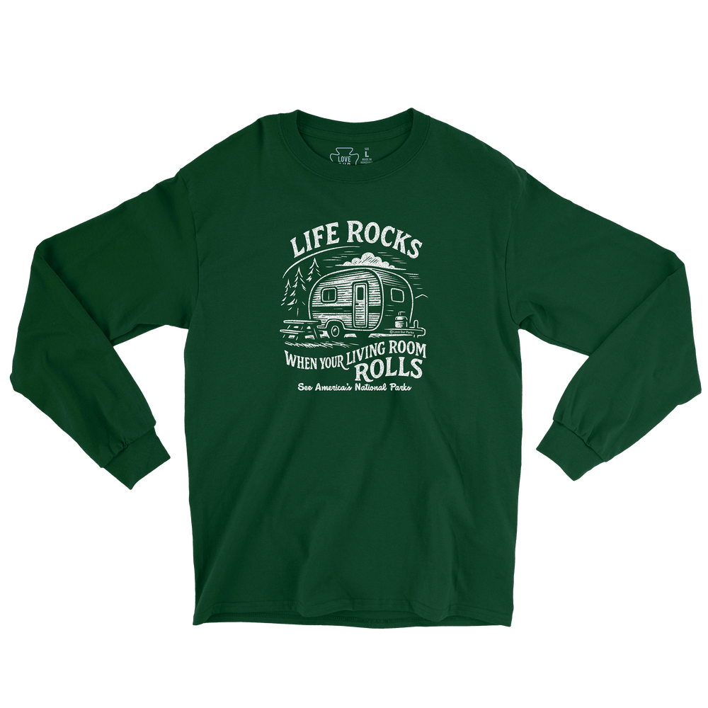 Life Rocks Camper Long Sleeve Tee