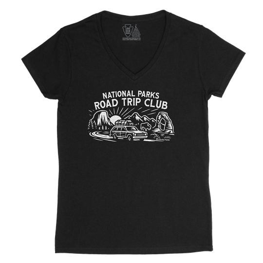 National Parks Road Trip Club Women's V-Neck Tee