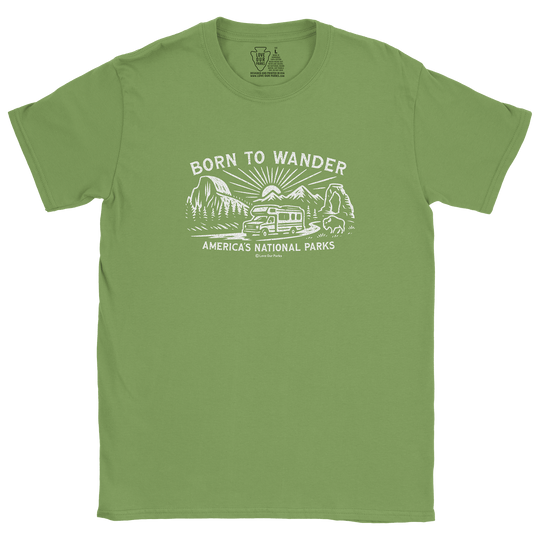 Born to Wander National Parks Tee