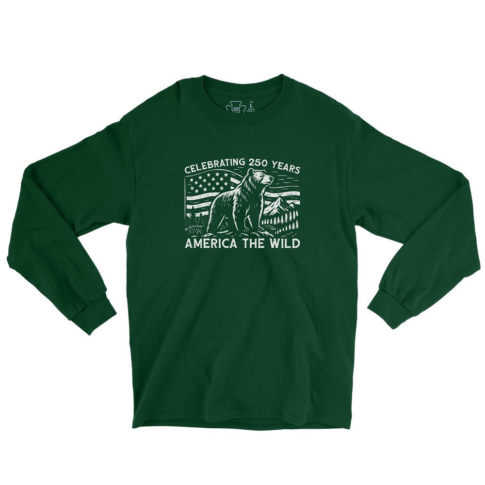 America The Wild Long Sleeve Tee