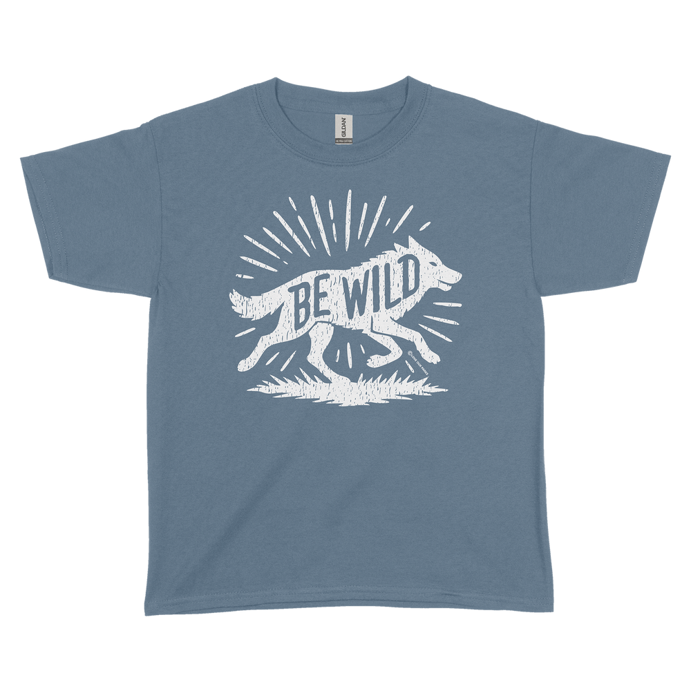 Be Wild Wolf Youth Tee