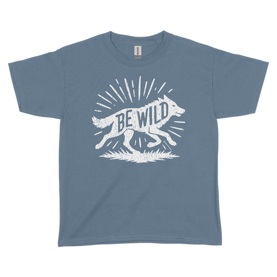 Be Wild Wolf Youth Tee