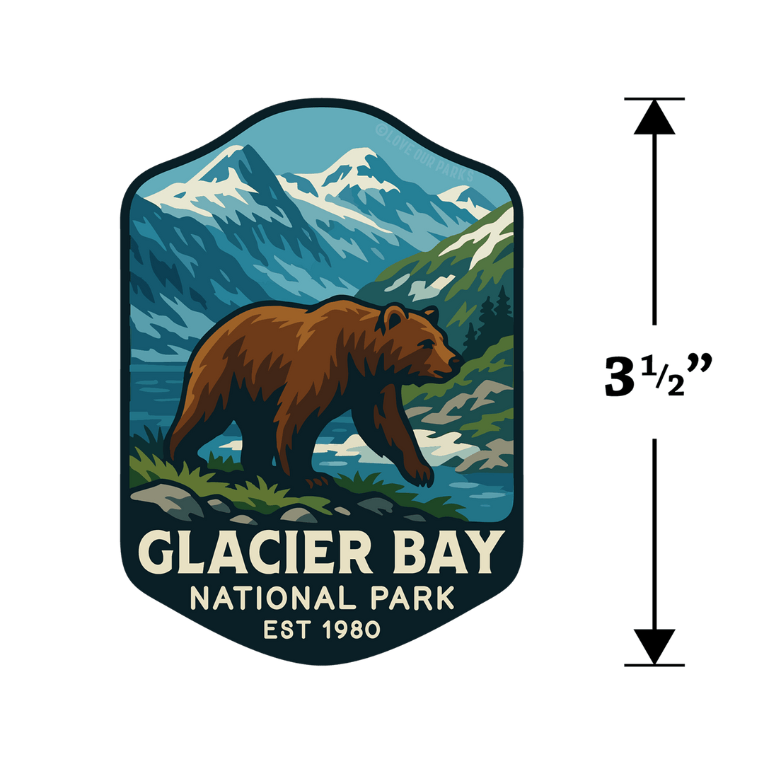 Glacier Bay National Park Sticker