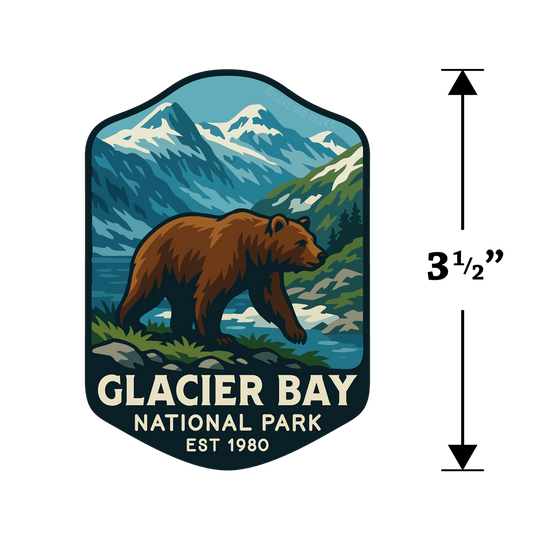 Glacier Bay National Park Sticker