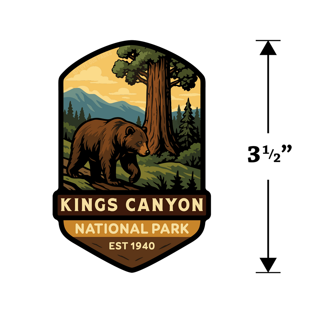Kings Canyon National Park Sticker