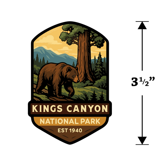 Kings Canyon National Park Sticker