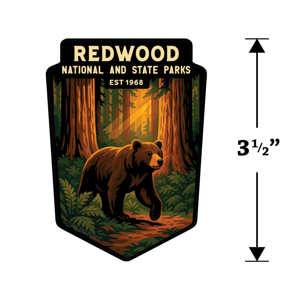 Redwood National Park Sticker