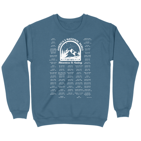 Mark Your 63 Parks Sweatshirt
