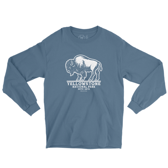 Yellowstone National Park Bison Long Sleeve Tee