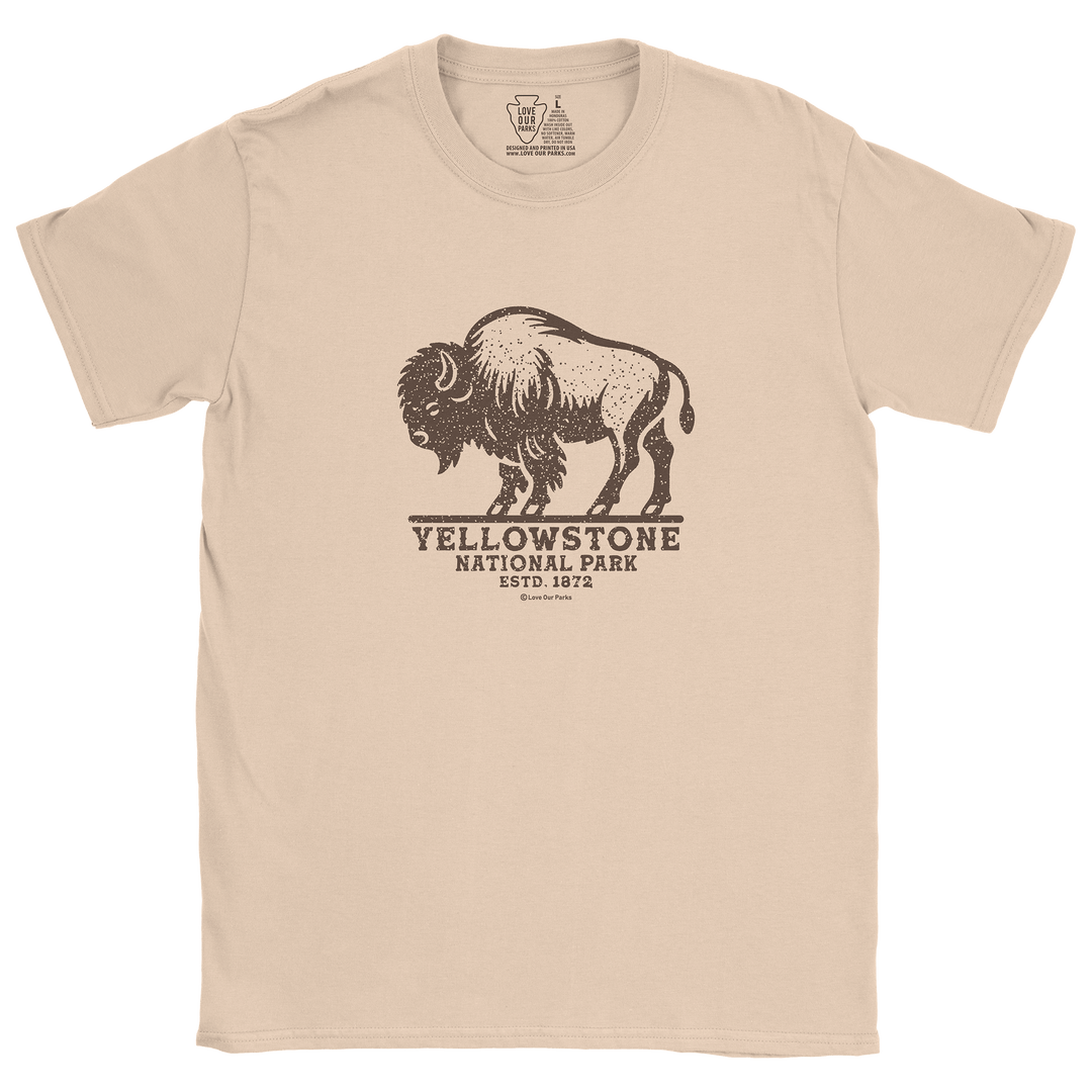 Yellowstone National Park Bison Tee