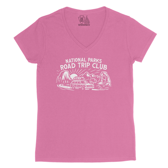 National Parks Road Trip Club Women's V-Neck Tee
