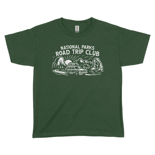 National Parks Road Trip Club Youth Tee