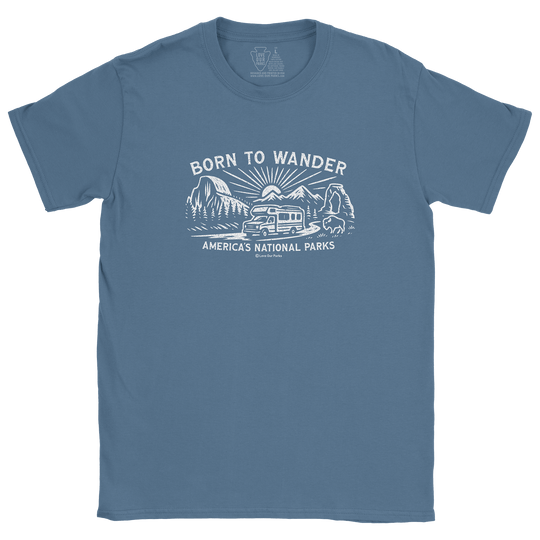 Born to Wander National Parks Tee