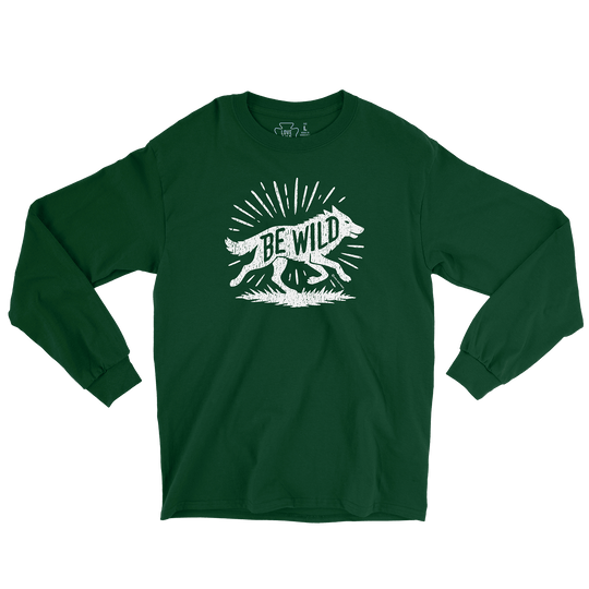Be Wild Wolf Long Sleeve Tee