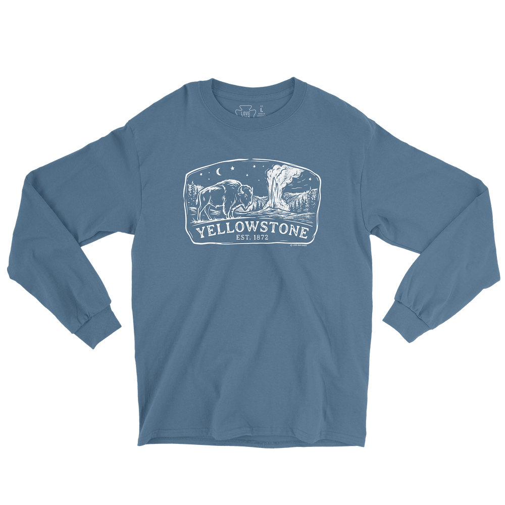Yellowstone Wildlands Long Sleeve Tee