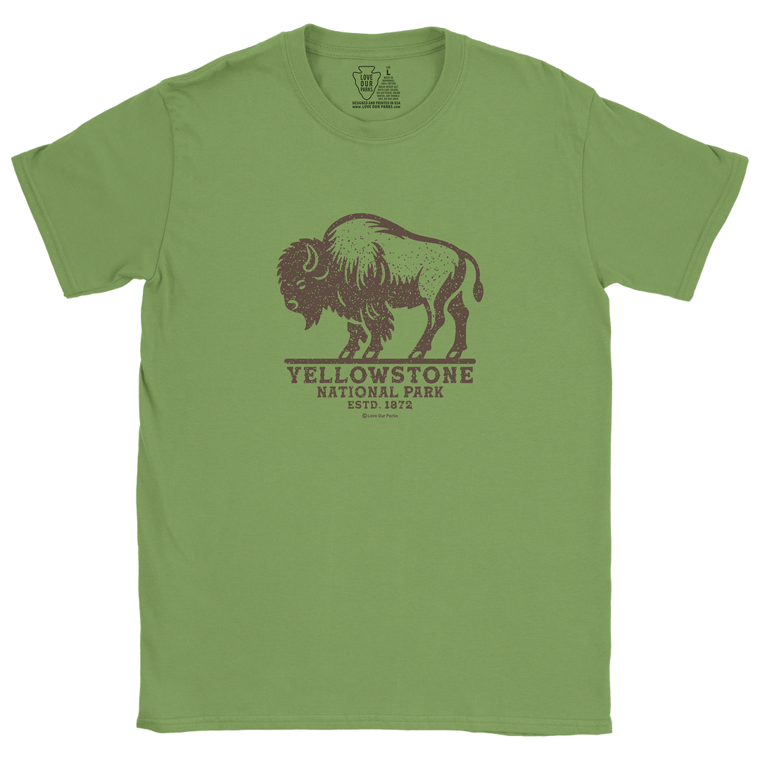 Yellowstone National Park Bison Tee