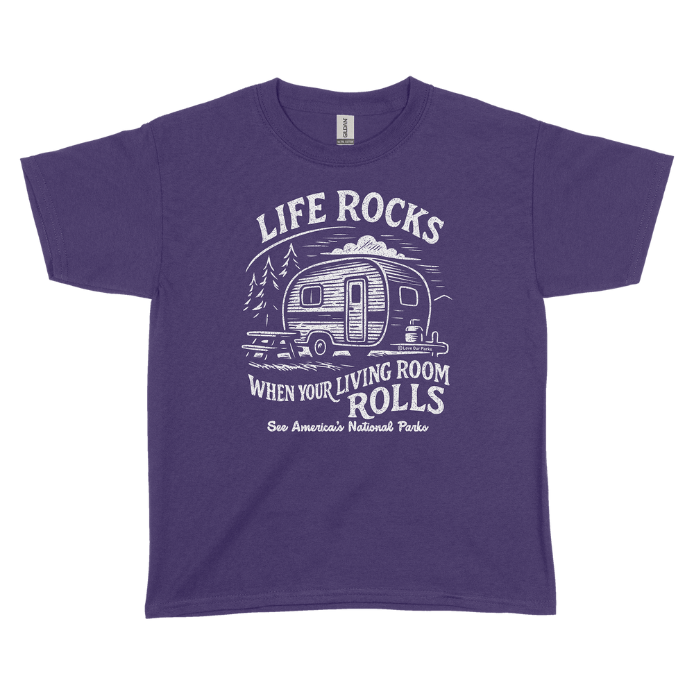 Life Rocks Camper Youth Tee
