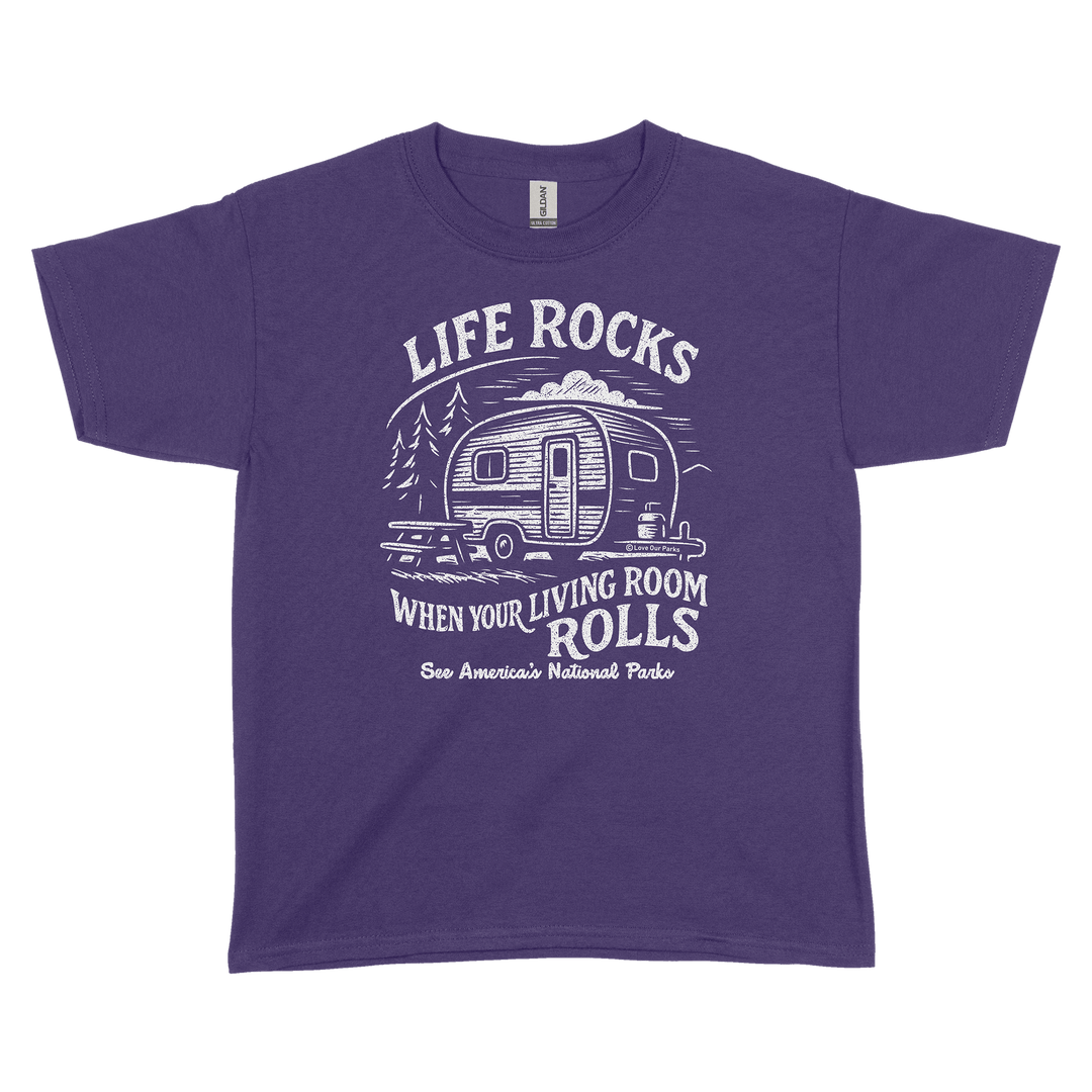 Life Rocks Camper Youth Tee