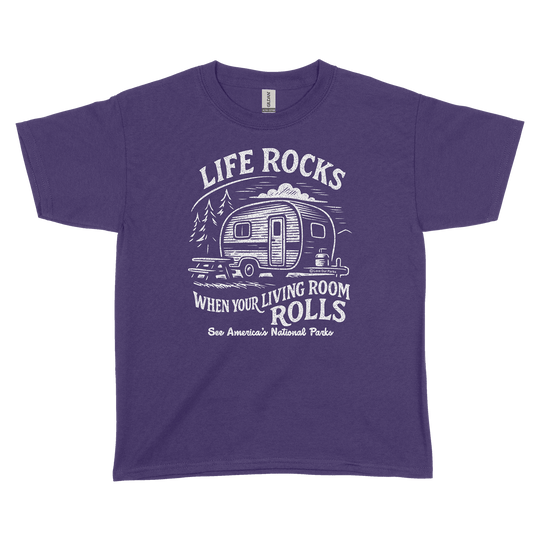 Life Rocks Camper Youth Tee