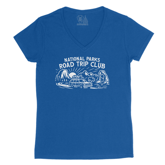 National Parks Road Trip Club Women's V-Neck Tee