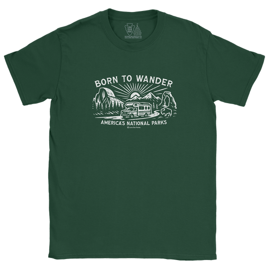 Born to Wander National Parks Tee