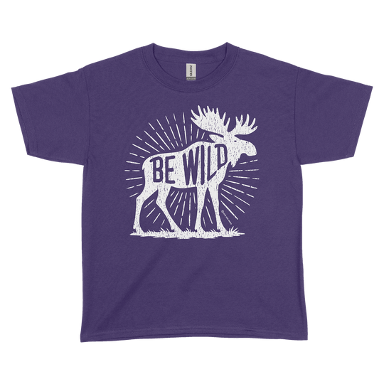 Be Wild Moose Youth Tee