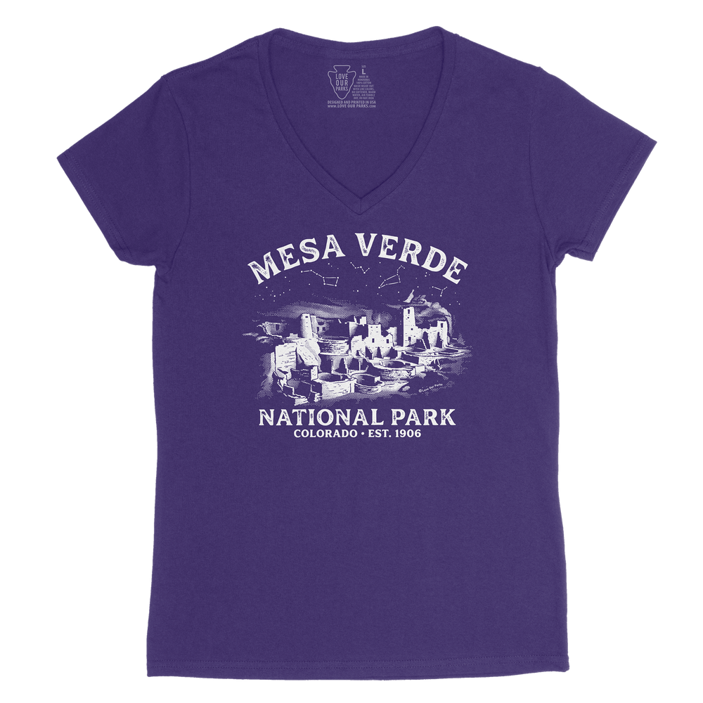 Mesa Verde National Park Women's V-Neck Tee