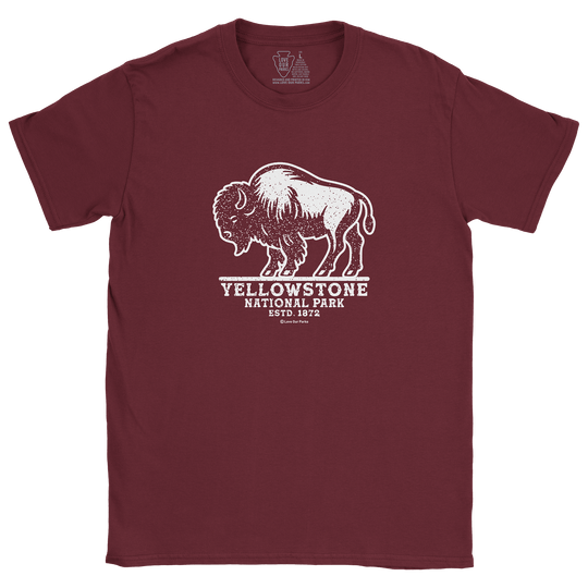 Yellowstone National Park Bison Tee
