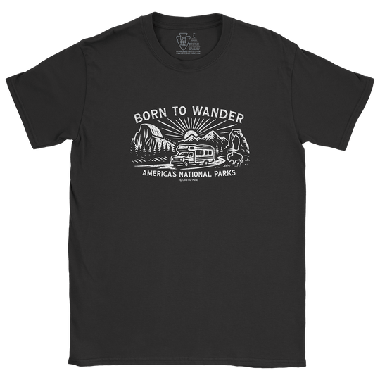 Born to Wander National Parks Tee