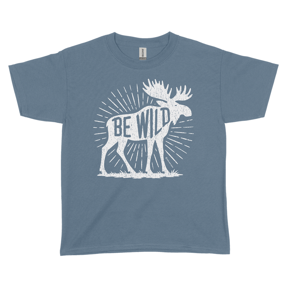 Be Wild Moose Youth Tee