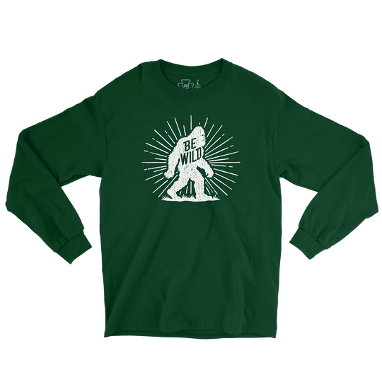Be Wild Bigfoot Long Sleeve Tee