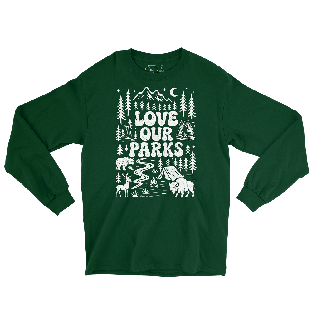 Love Our Parks Wilderness Long Sleeve Tee