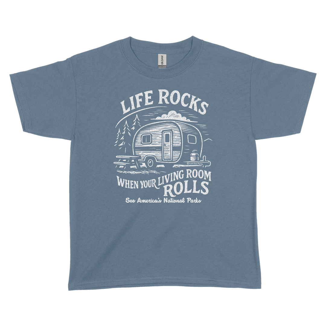Life Rocks Camper Youth Tee