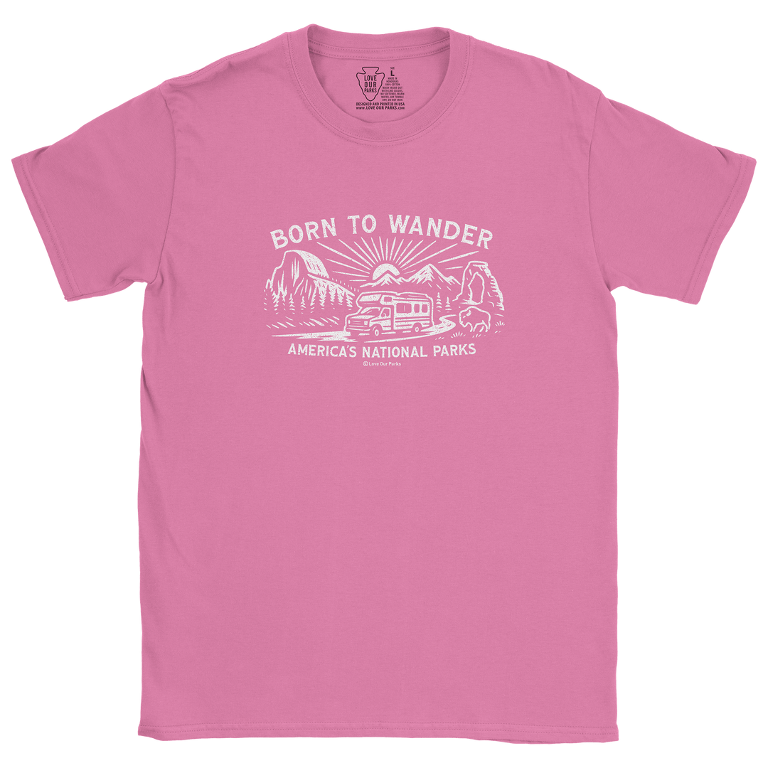 Born to Wander National Parks Tee