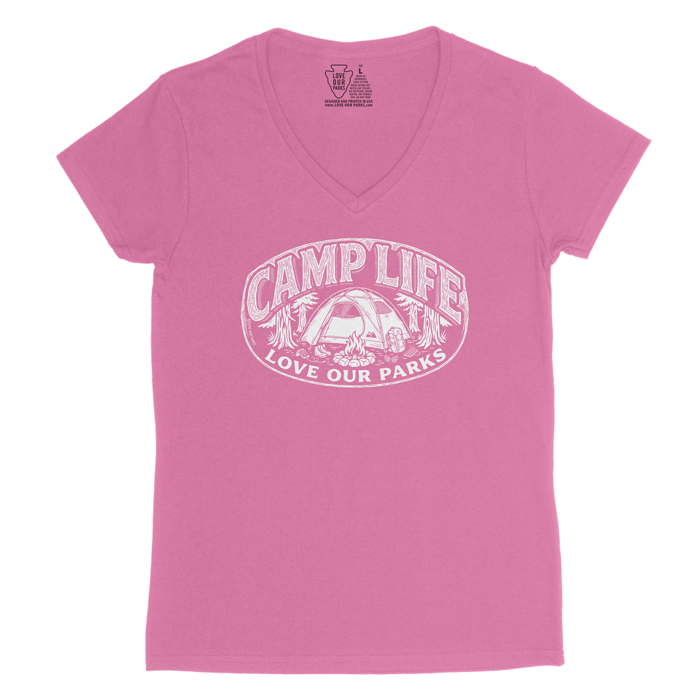 Camp Life Women's V-Neck Tee