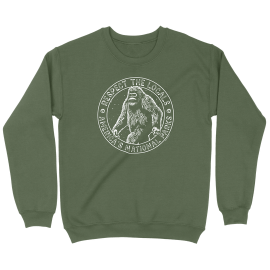 Respect The Locals Bigfoot Sweatshirt