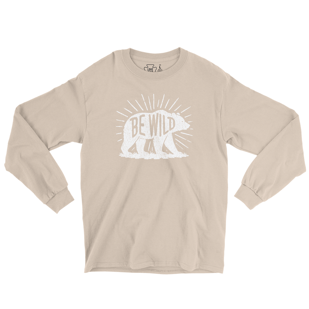 Be Wild Bear Long Sleeve Tee