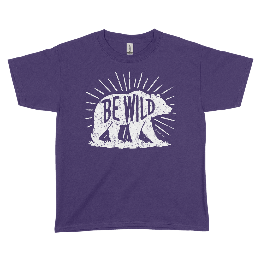 Be Wild Bear Youth Tee
