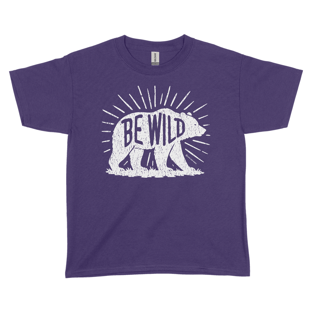 Be Wild Bear Youth Tee