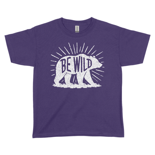 Be Wild Bear Youth Tee