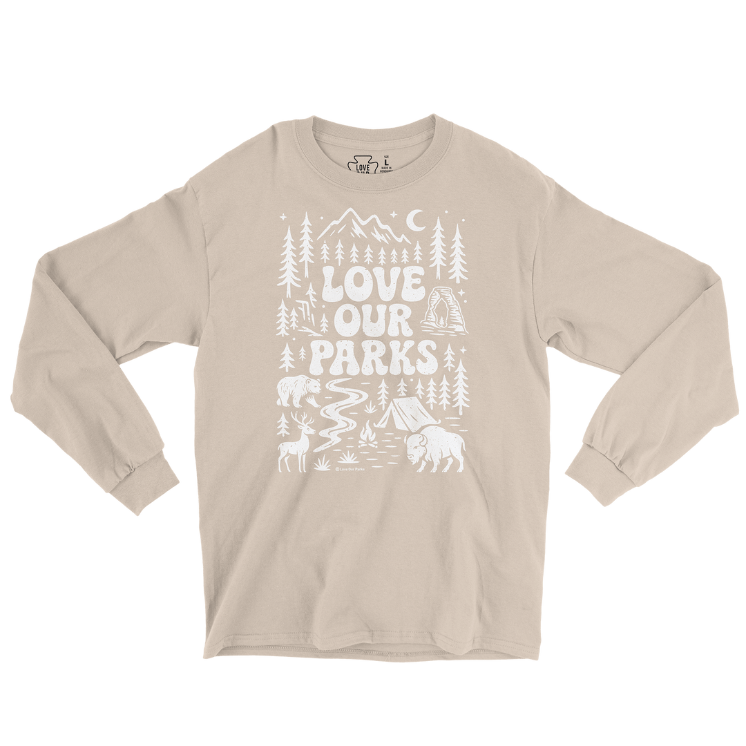 Love Our Parks Wilderness Long Sleeve Tee