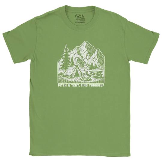 Pitch A Tent Find Yourself Tee