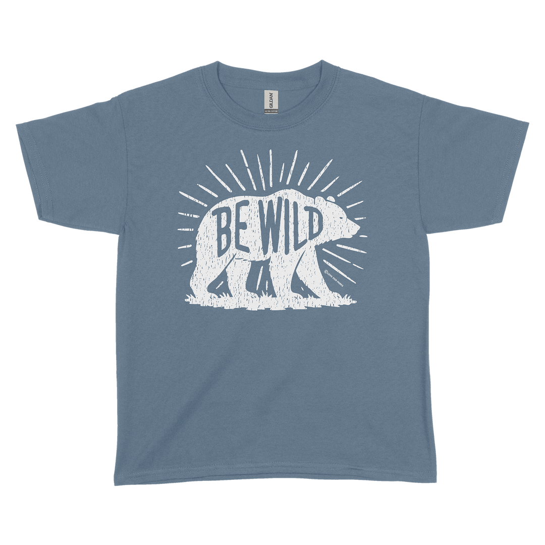 Be Wild Bear Youth Tee