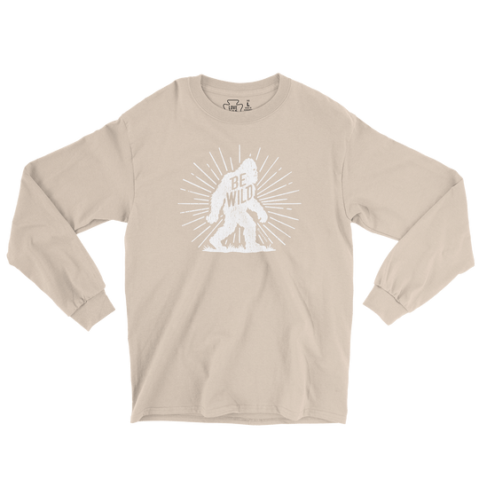 Be Wild Bigfoot Long Sleeve Tee