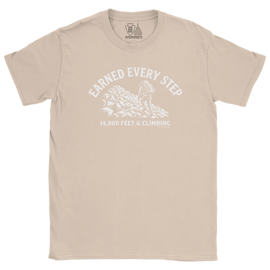 Earned Every Step 14er Tee