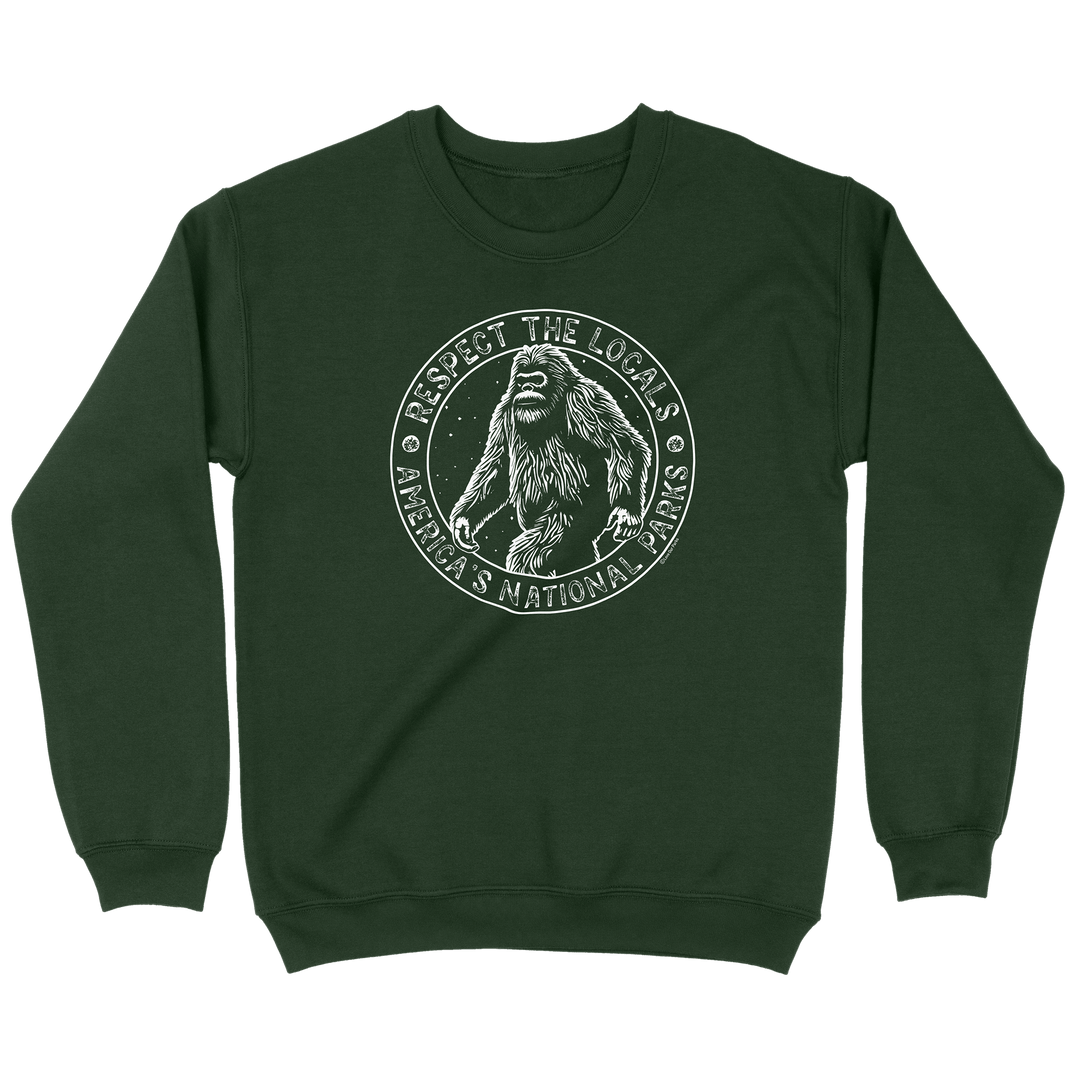 Respect The Locals Bigfoot Sweatshirt