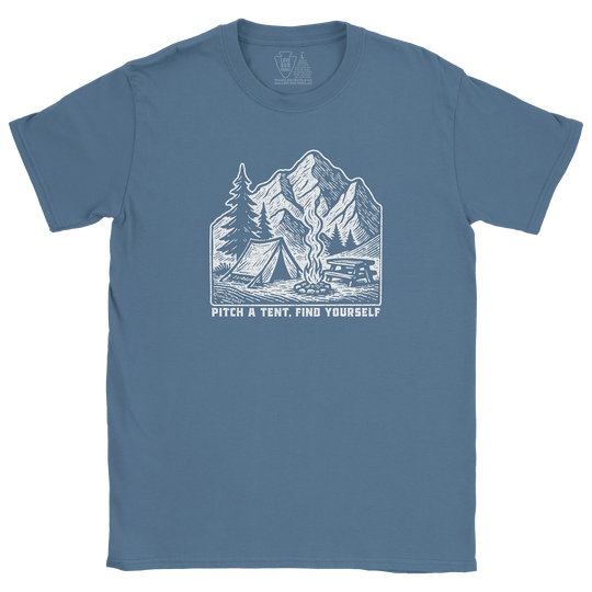 Pitch A Tent Find Yourself Tee
