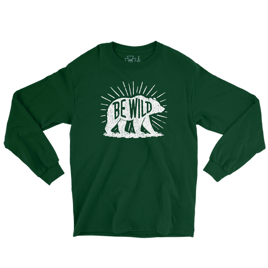 Be Wild Bear Long Sleeve Tee