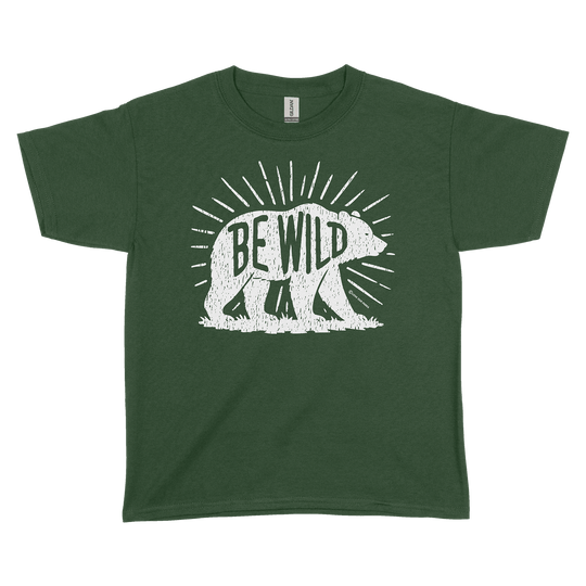 Be Wild Bear Youth Tee